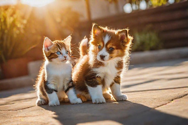 Gatinhos bonitos.