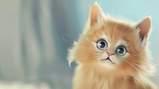 un gatito de dibujos animados para niños libro para niños