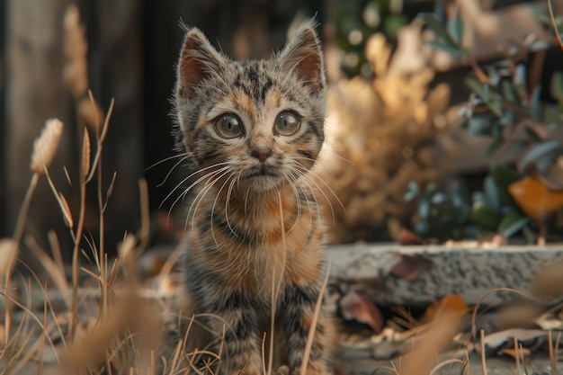 Un gatito es un modelo 3D lindo