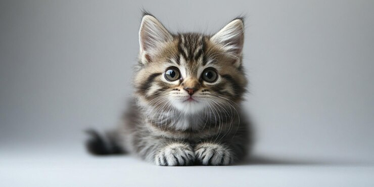 un gatito con una nariz que dice el nombre en él
