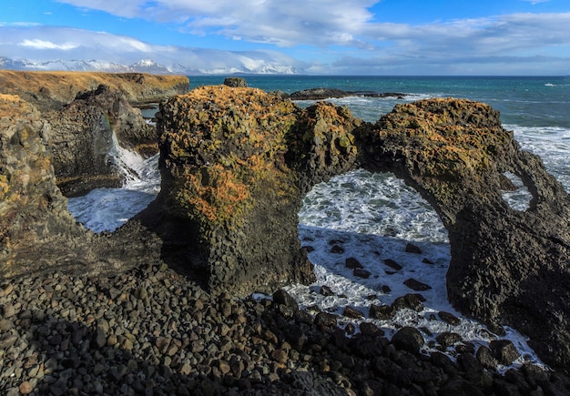 Gatklettur Hellnar Arch ein atemberaubender Felsbogen Halbinsel Snfellsnes Island
