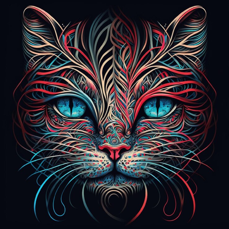 gato artístico