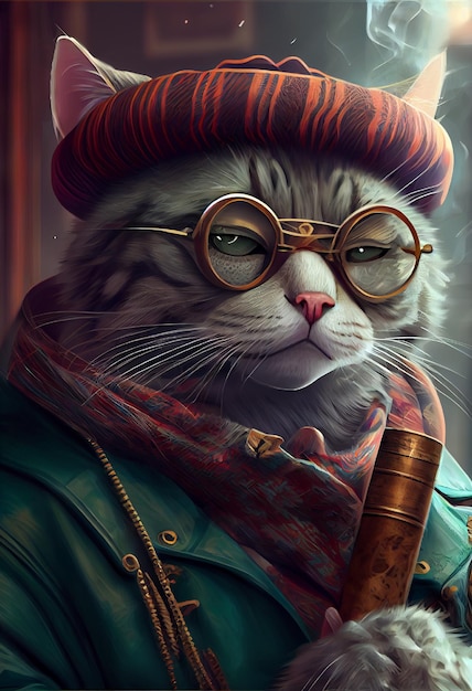 gato bonito gangster