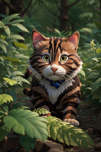 gato en el bosque - foto #