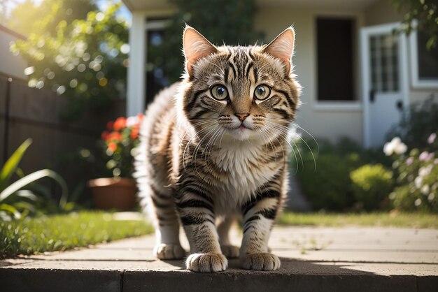 El gato curioso