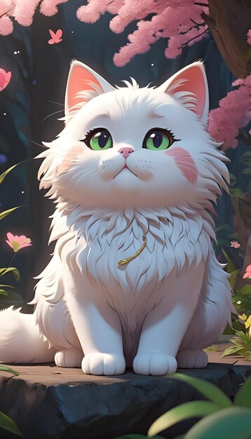 Gato de fantasia bonito.