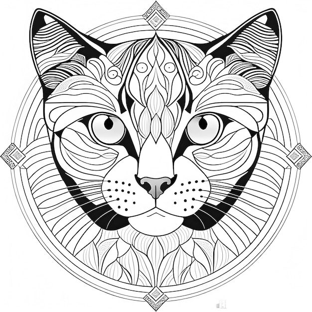 Gato de Mandala