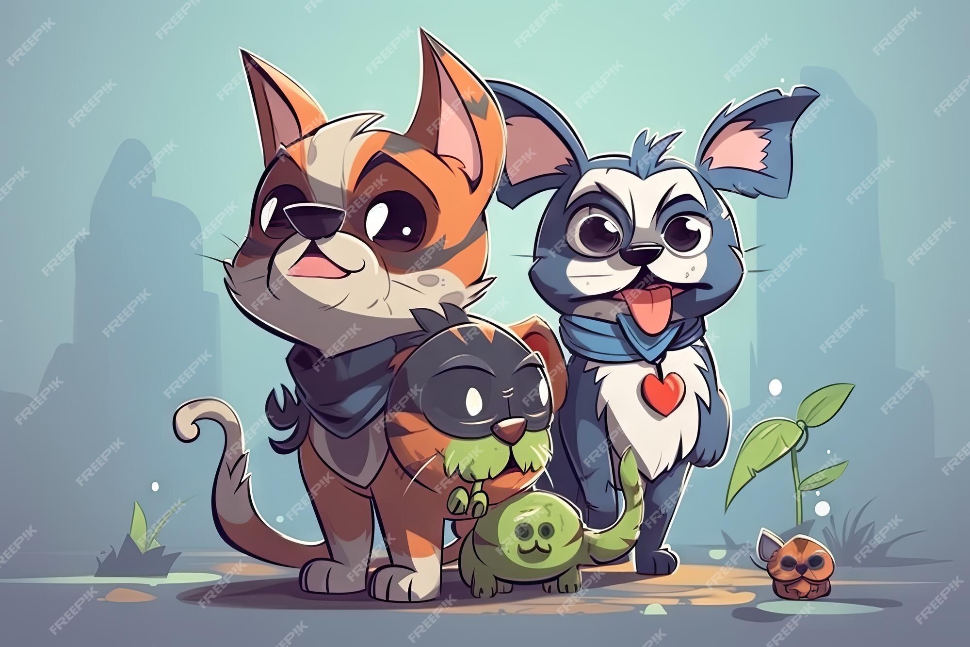 Gato e cachorro, Jogo, Jogo Do Bicho, Desenho, Desenho animado