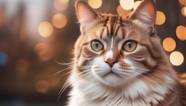 Foto el gato de la elegancia felina