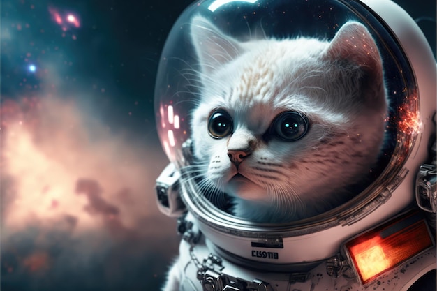 Gato en el espacio