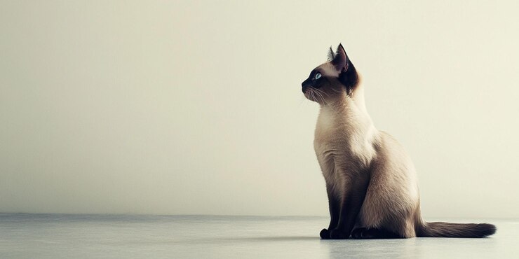 un gato está mirando a la cámara y está mirando hacia arriba