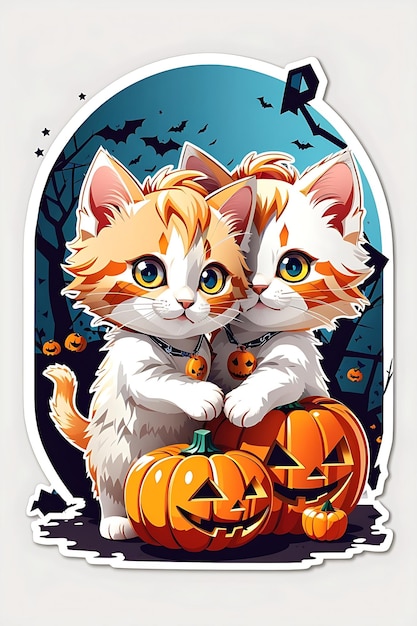 gato y halloween