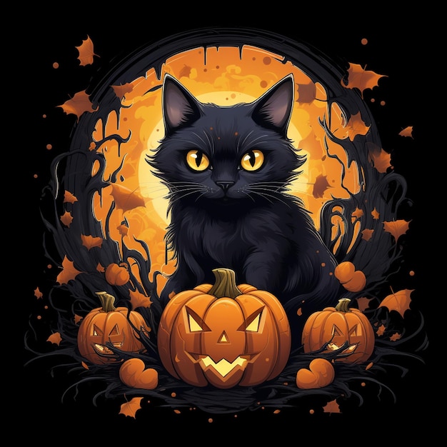 El gato de Halloween