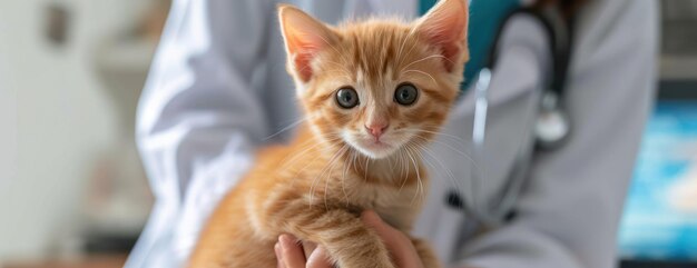 El gato en manos del médico