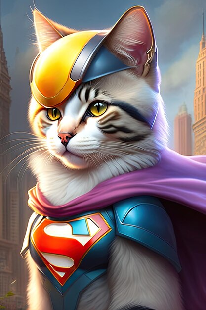 gato super heroi