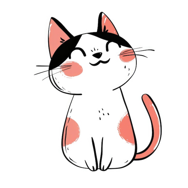 Gatos de desenho animado bonitos