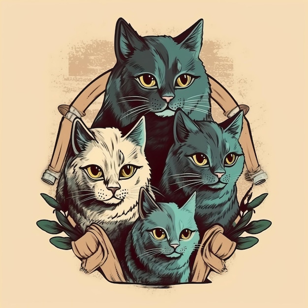 gatos realistas