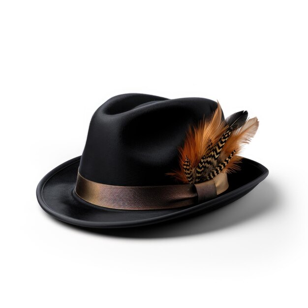 Gatsby-Hut isoliert auf weißem Hintergrund Generative KI