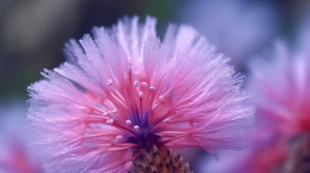 Gayfeather Flower IA generativa bellamente florecida