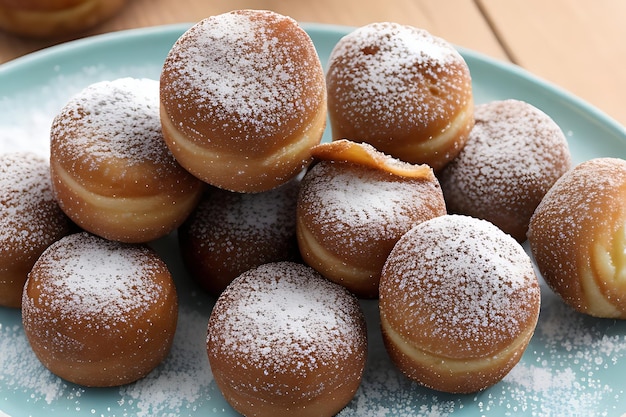 Foto gebackene churro-bisse