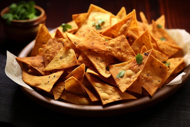 Gebackene Tortilla-Chips