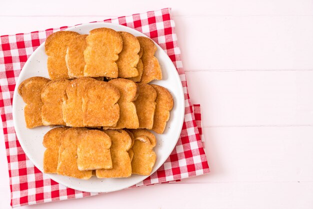 Gebackenes Toast Knoblauchbrot