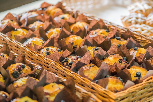 Gebäck in der Bäckerei Konditorei