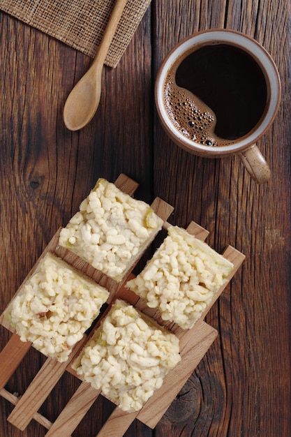 Gebäck und Kaffee