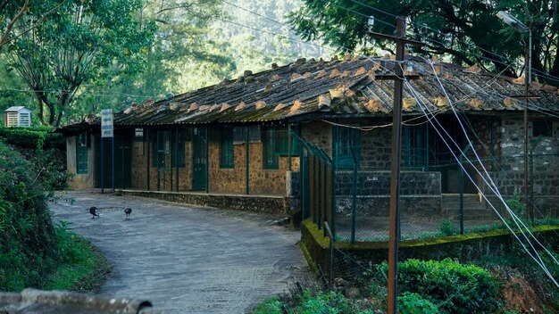 Gebäude am Western Ghats Mountain