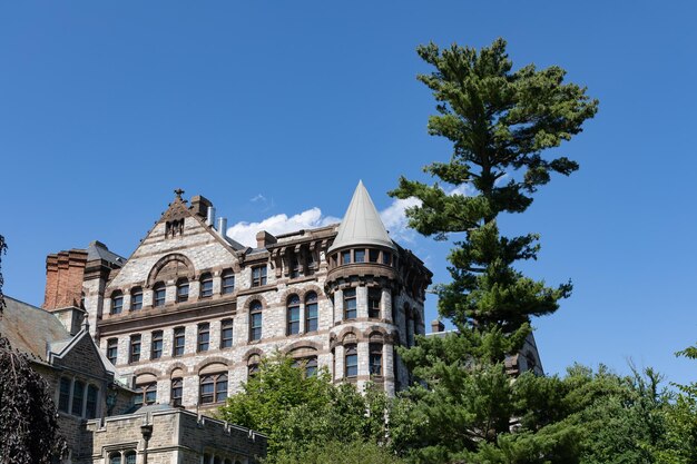 Foto gebäude auf dem campus der princeton university