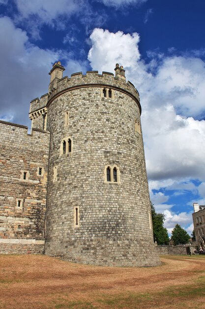 Gebäude des Windsor Schlosses in England, Großbritannien