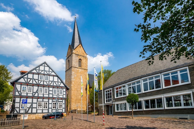 Foto gebäude gegen den himmel in der stadt