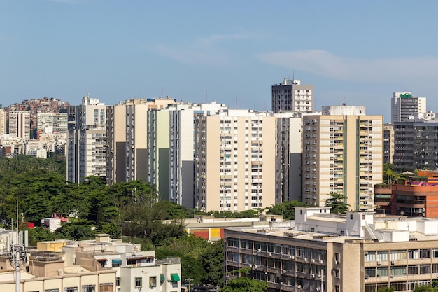 Gebäude im Stadtteil Leblon in Rio de Janeiro, Brasilien.