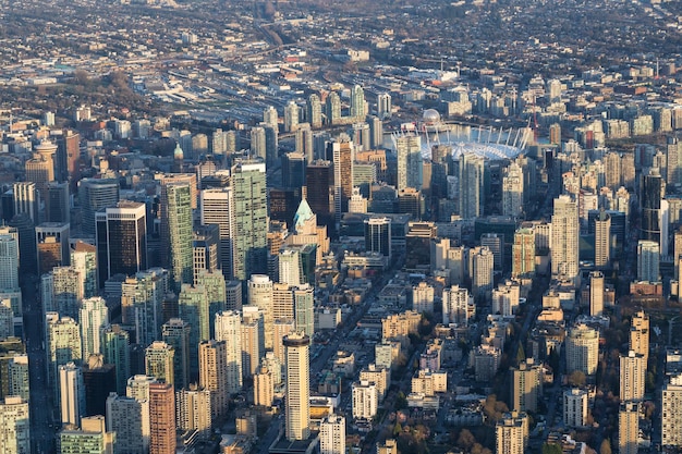 Gebäude in der Innenstadt von Vancouver British Columbia Kanada