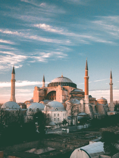 Gebäude in der Stadt gegen den Himmel Hagia Sophia