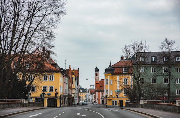 Foto gebäude in der stadt gegen den himmel