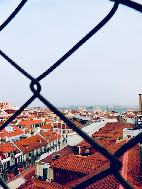 Foto gebäude in der stadt vor klarem himmel