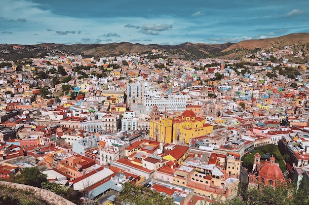 Gebäude in Guanajuato gebaut