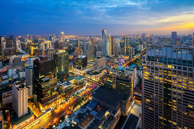 Gebäude in Ratchaprasong und Sukhumvit