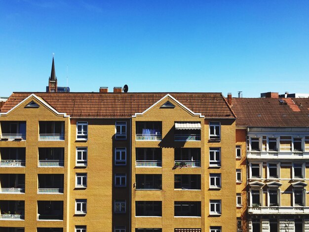 Foto gebäude vor klarem himmel