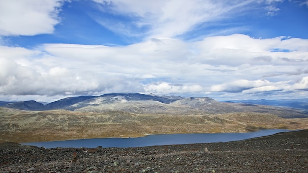 Gebirgsgelände in Norwegen. Jotunheimen Nationalpark