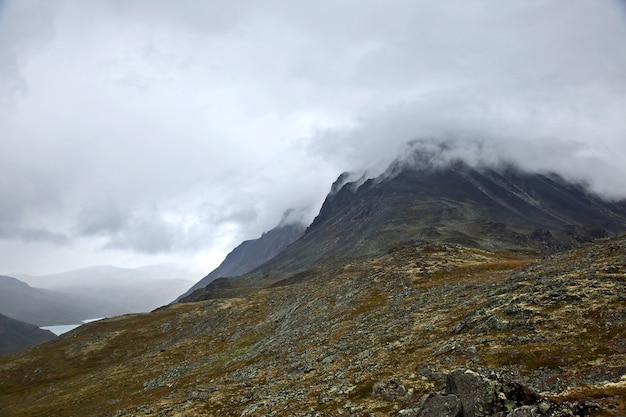 Gebirgsgelände in Norwegen. Jotunheimen Nationalpark