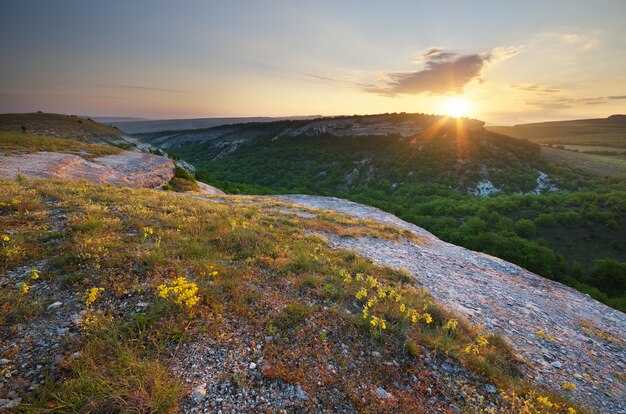 Gebirgsnaturlandschaft