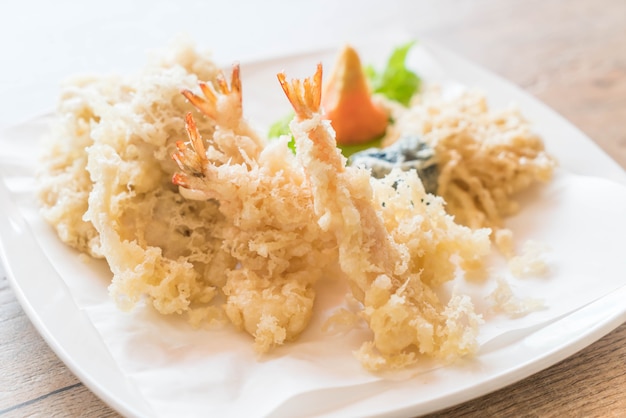 gebratene Garnelen (Tempura)