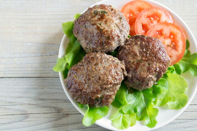 Gebratene hausgemachte Schnitzel