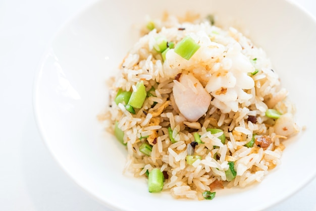 Gebratener Reis der Meeresfrüchte