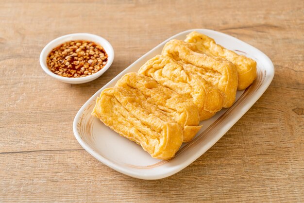 Gebratener Tofu mit Soße