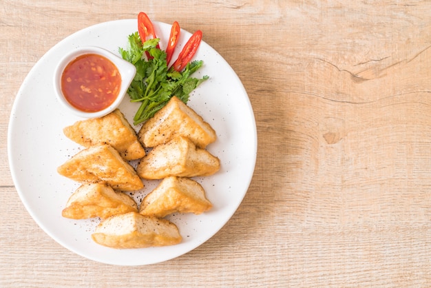 gebratener Tofu - veganes Essen