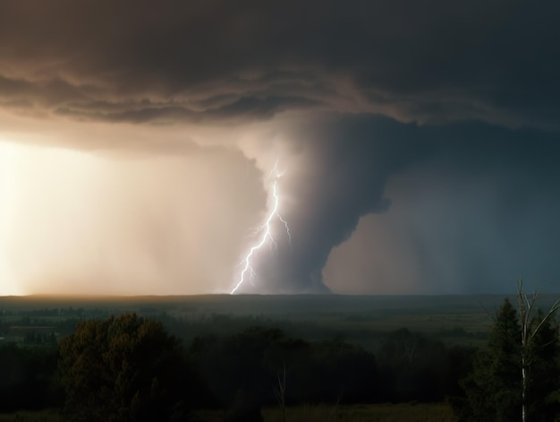 Gefährlicher Tornado in der Tornadogasse