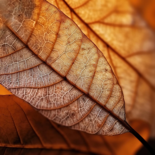 Gefallenes Herbstlaub auf dem Boden